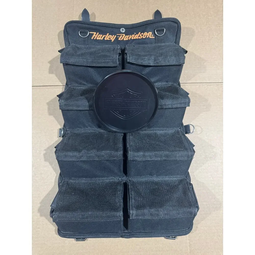 Harley-Davidson Genuine Multi-Purpose Roll-Up 8-Pocket Travel Storage Tool Bag